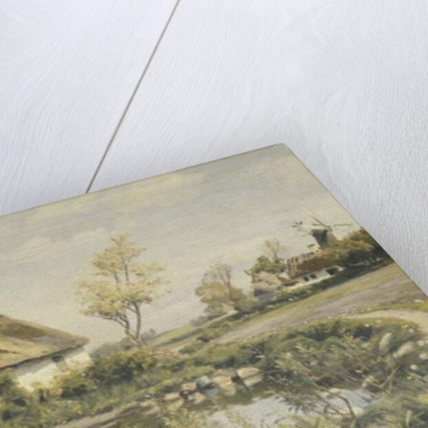 A Cottage by a Pond, 1925 by Peder Monsted