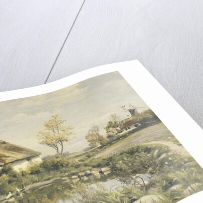 A Cottage by a Pond, 1925 by Peder Monsted