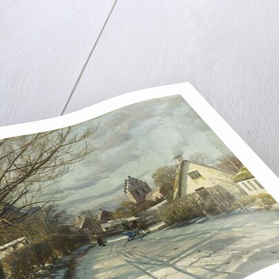 Hoje Taastrup Church, Outside Copenhagen, 1922 by Peder Monsted