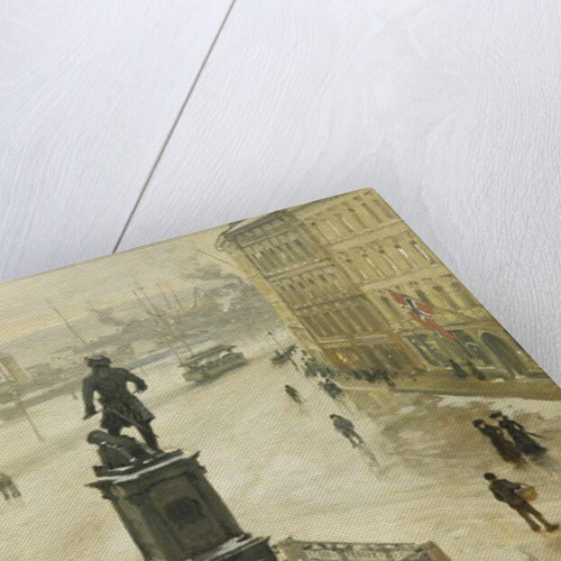 The Statue of Tordenskiold Facing Piperviken, Oslo Harbour, 1906 by Paul Fischer