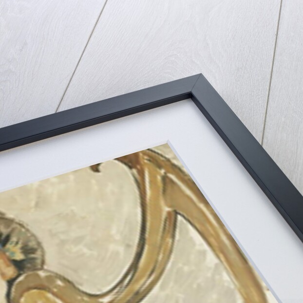 A Lady Playing a Harp, 1921 by Gerda Marie Frederike Wegener