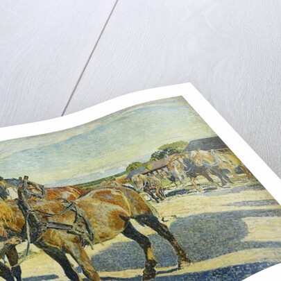 At the Stableyard; Pa Stallbacken by Carl Wilhelm Wilhelmson