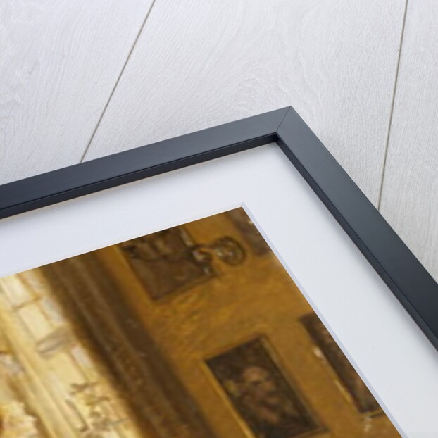 The Late Arrival, 1894 by Hans Nikolaj Hansen