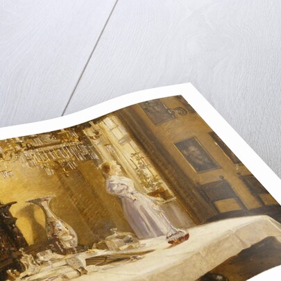 The Late Arrival, 1894 by Hans Nikolaj Hansen