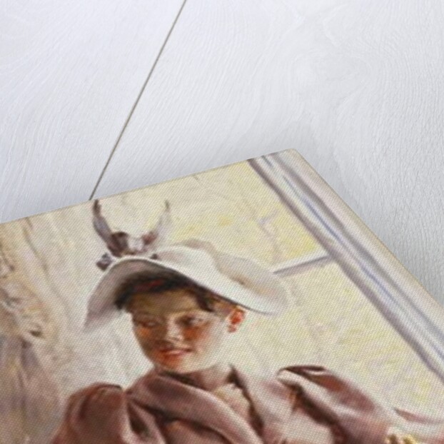 At the Window, 1892 by Paul Fischer