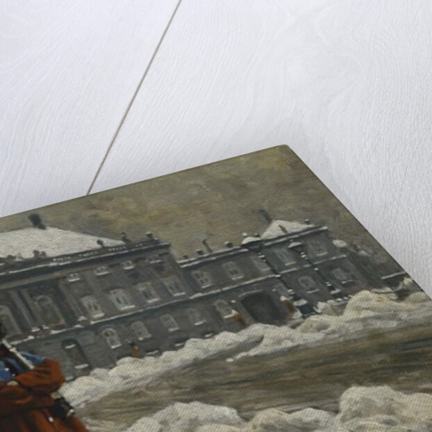 A Royal Life Guard on Duty Outside the Royal Palace Amalienborg, Copenhagen by Paul Fischer