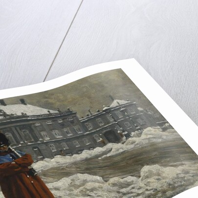 A Royal Life Guard on Duty Outside the Royal Palace Amalienborg, Copenhagen by Paul Fischer