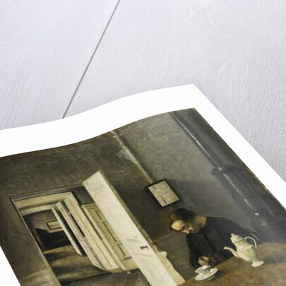 An Interior, Strandgade 25, 1915 by Vilhelm Hammershoi