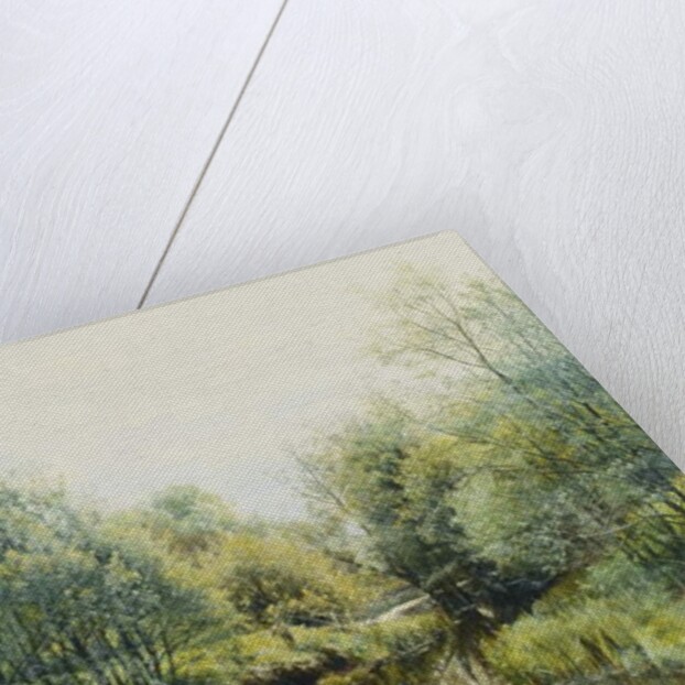 Summerday at the Stream; Sommerdag ved Aen, 1909 by Peder Monsted