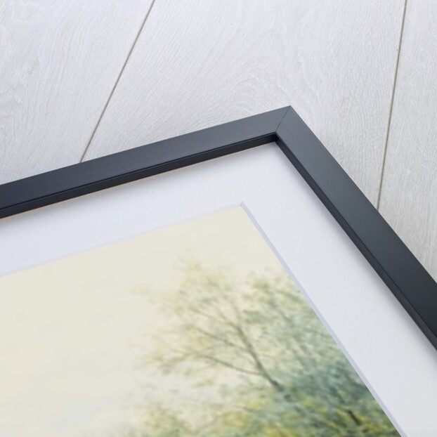 Summerday at the Stream; Sommerdag ved Aen, 1909 by Peder Monsted