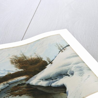 Near La Punt, St. Morritz in the Engadine Valley, by Peder Monsted