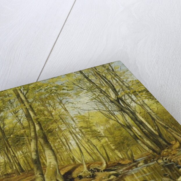 A Wooded River Landscape, 1892 by Peder Monsted