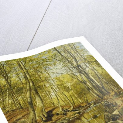 A Wooded River Landscape, 1892 by Peder Monsted