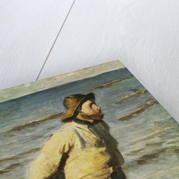 A Fisherman Hauling in his Nets, 1883 by Peder Severin Kroyer