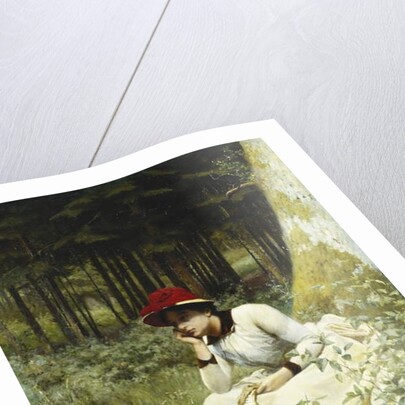 A Pensive Moment, 1888 by Niels Frederik Schiottz-Jensen