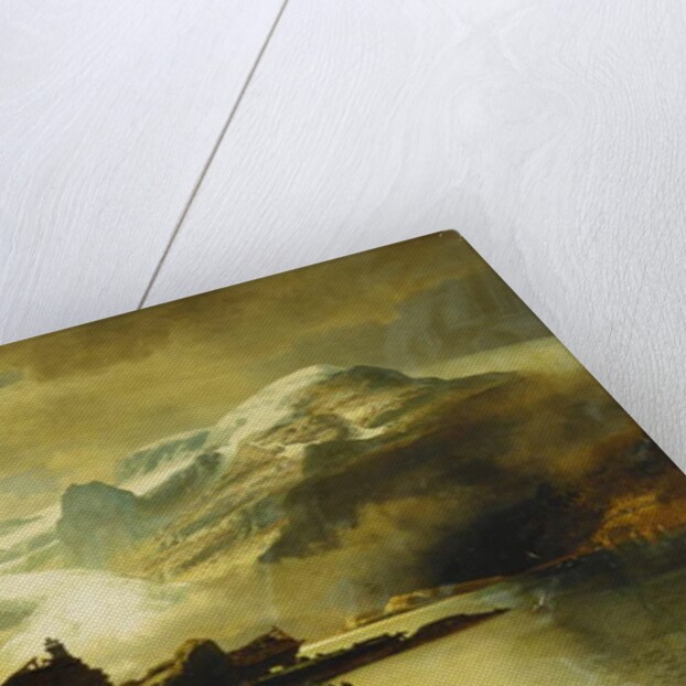 The Bondhus Glacier in Sunnhordland, 1878 by Erik Bodom