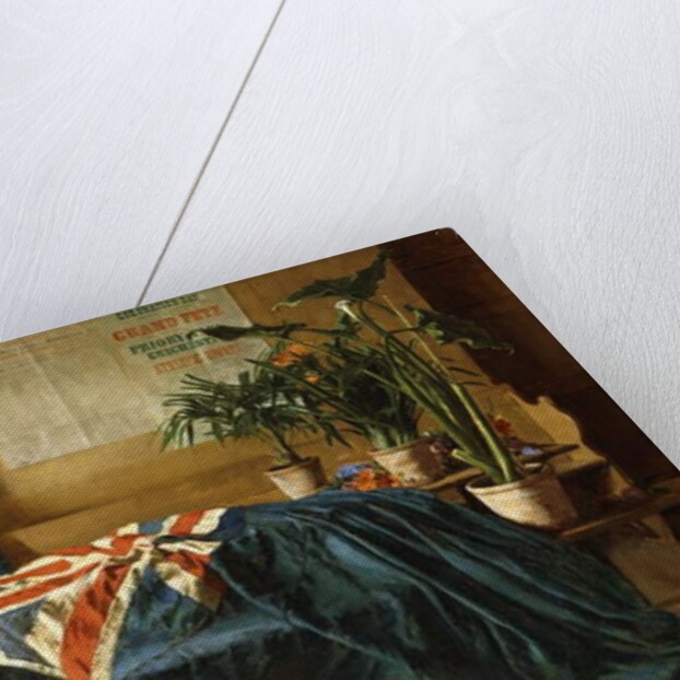 Preparation for Coronation Day, Chichester, c.1902 by William Rainey