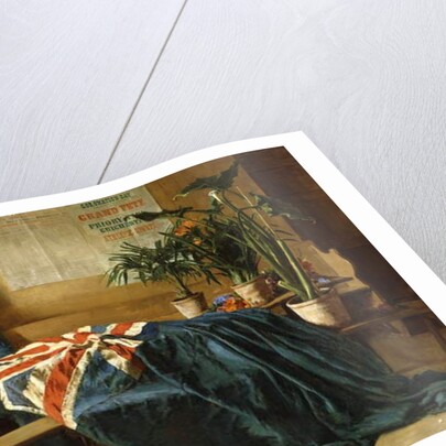 Preparation for Coronation Day, Chichester, c.1902 by William Rainey