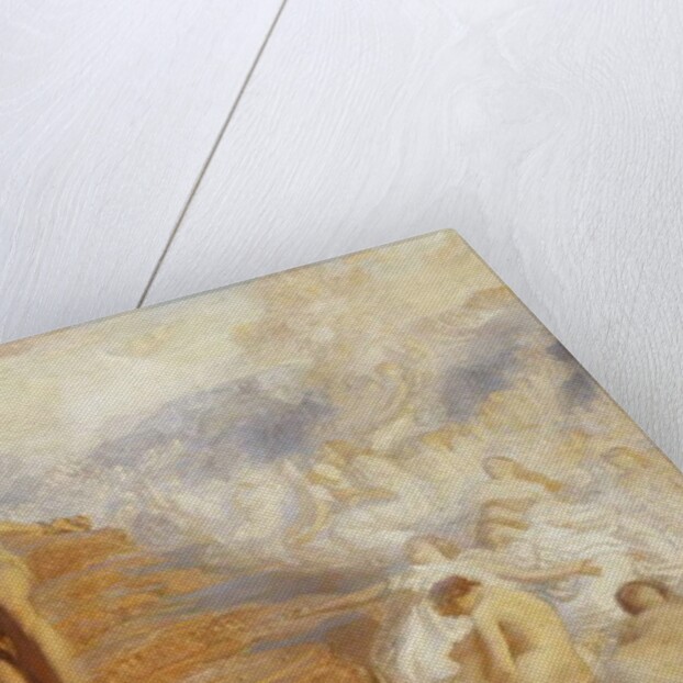 Prometheus Consoled by the Spirits of the Earth 'How Fair These Air-Borne Shapes! And Yet I Feel Most Vain All Hope But Love...' -Shelley., 1900 by George Spencer Watson