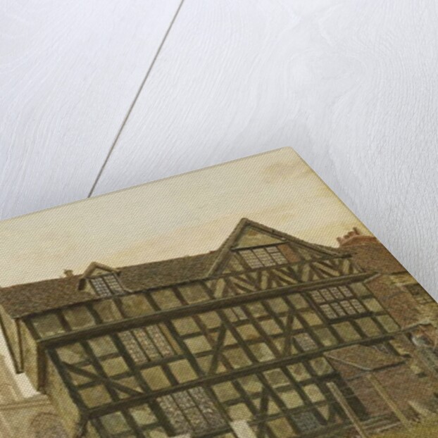 Church and Ancient Uninhabited House at Ludlow, 1871-72 by George Price Boyce