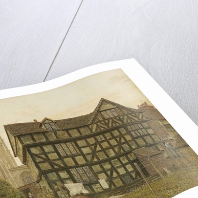 Church and Ancient Uninhabited House at Ludlow, 1871-72 by George Price Boyce