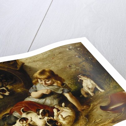 Playmates, 1890 by Walter Hunt