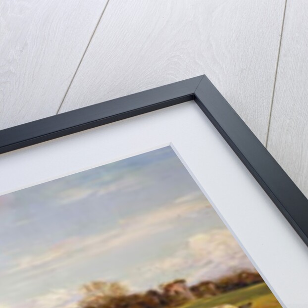 Wild Cattle of Chartley, Chartley Castle Beyond, 1902 by Henry William Banks Davis