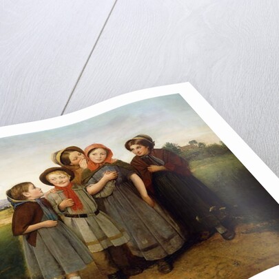 The Secret, 1855 by William Frederick Witherington