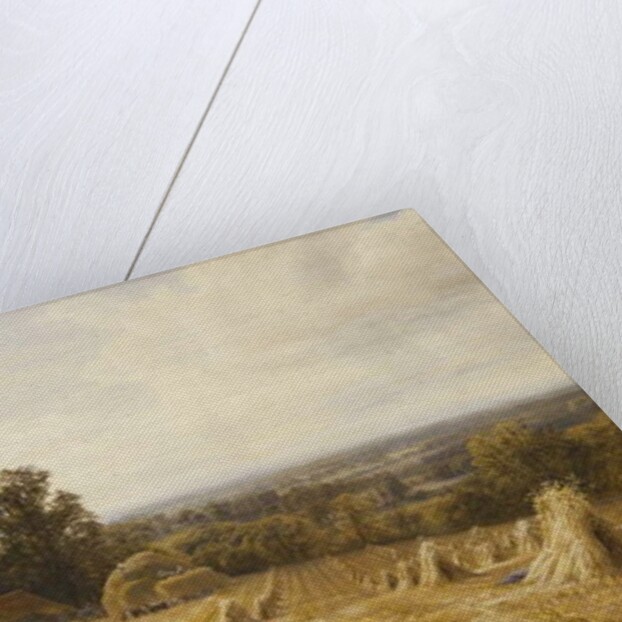 An Extensive Landscape with Harvesters, 1873 by Edmund George Warren