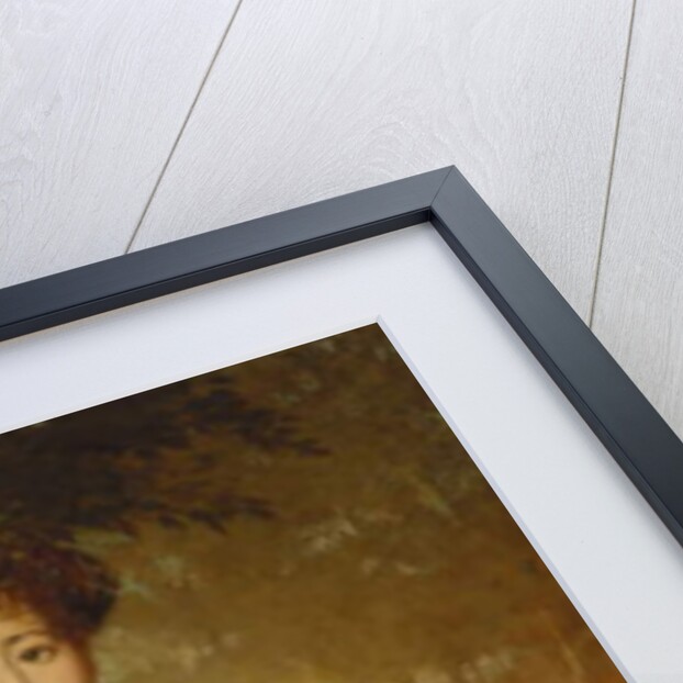 Portrait of a Lady in a White Dress, 1909 by George Elgar Hicks