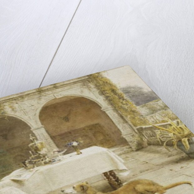 Faithful Friend at Tea Time by George Goodwin Kilburne