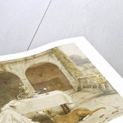 Faithful Friend at Tea Time by George Goodwin Kilburne