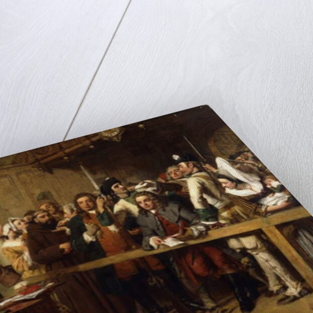 Hogarth Brought Before the Governor of Calais as a Spy, 1851 by William Powell Frith