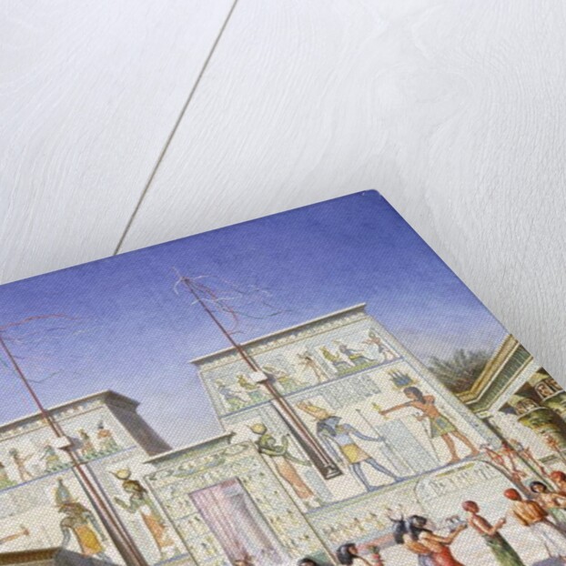 The Temple at Philae by Henry Hardinge Cunynghame