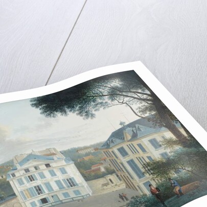 Maison de Buffon in the Jardin des Plantes, Paris by Joseph August Knip