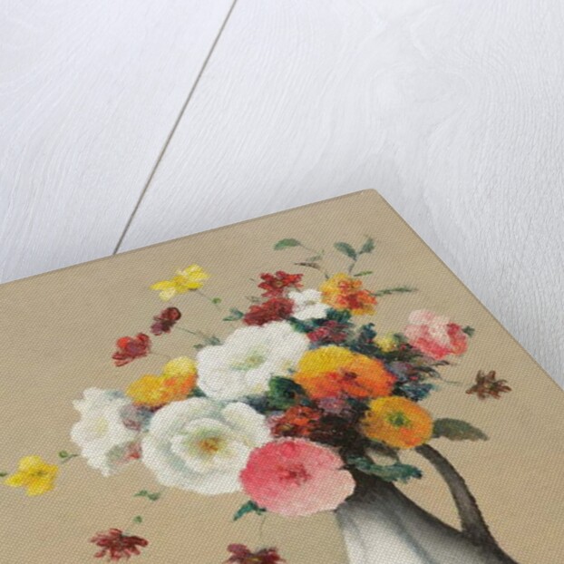 White vase and red box by Felix Elie Tobeen