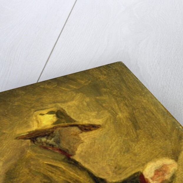 Portrait of Daumier by Jean Baptiste Camille Corot