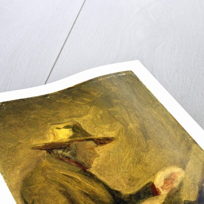 Portrait of Daumier by Jean Baptiste Camille Corot