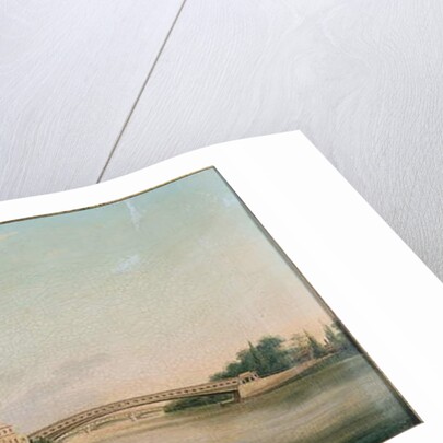 View of a bridge over the Schuylkill River, c.1815 by William Strickland