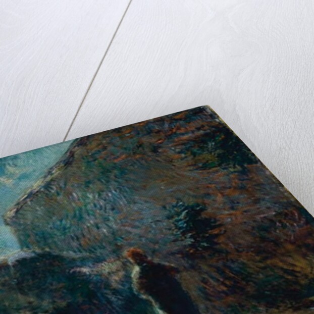 Along the Wall at Nightfall, 1881 by Paul Gauguin