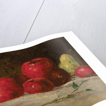 Still life, apples and pears, 1871 by Gustave Courbet