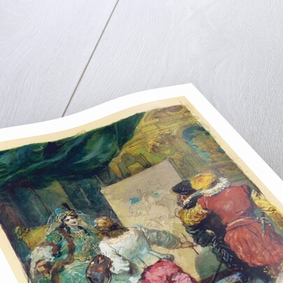 Moliere's 'Le Sicilien our l'Amour Peintre', Lemoisne, no.1357 by Eugene-Louis Lami