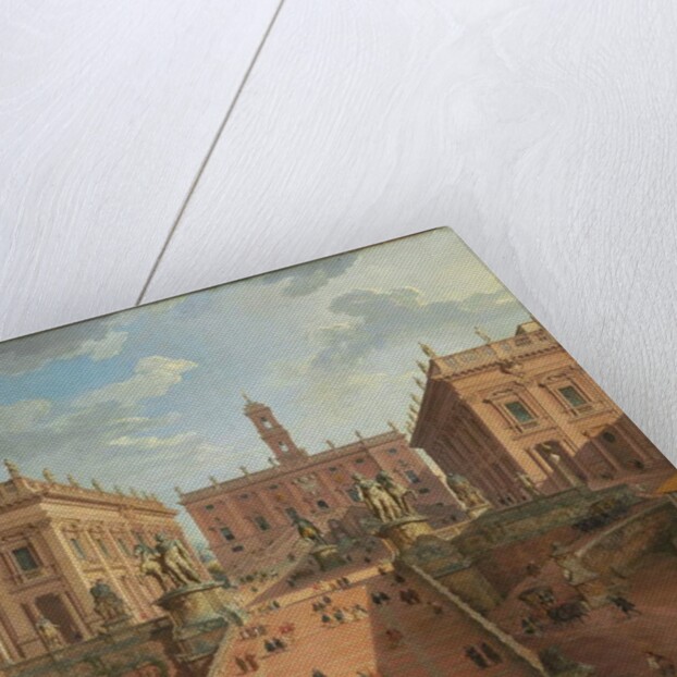 View of the Campidoglio, Rome, 1750 by Giovanni Paolo Pannini or Panini