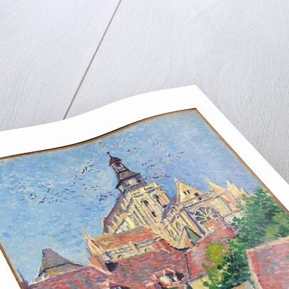 Gisors Cathedral, view from Fosse aux Tanneurs, 1897 by Maximilien Luce