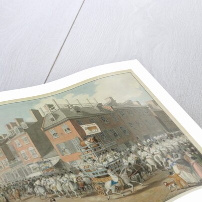 Parade of the Victuallers, Philadelphia, 1821 by Johann Ludwig Krimmel