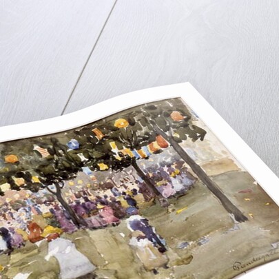 Central Park, New York City, July 4th by Maurice Brazil Prendergast