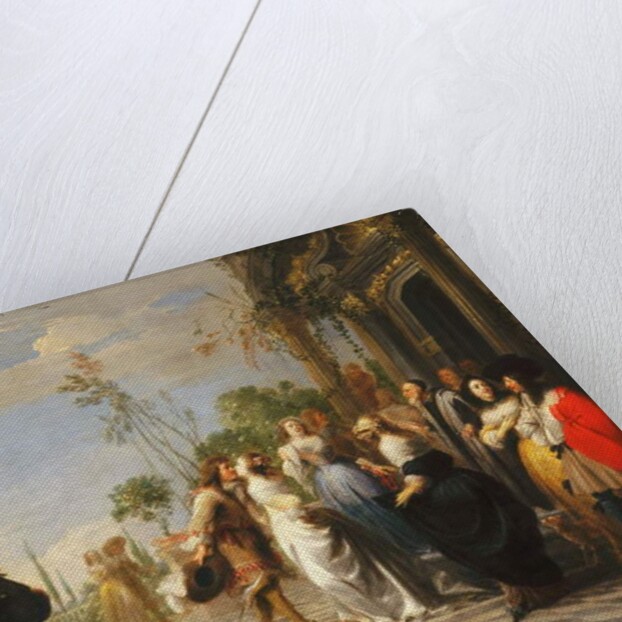 The Parable of the Prodigal Son - The Prodigal Son Leaving Home by Hieronymus Janssens