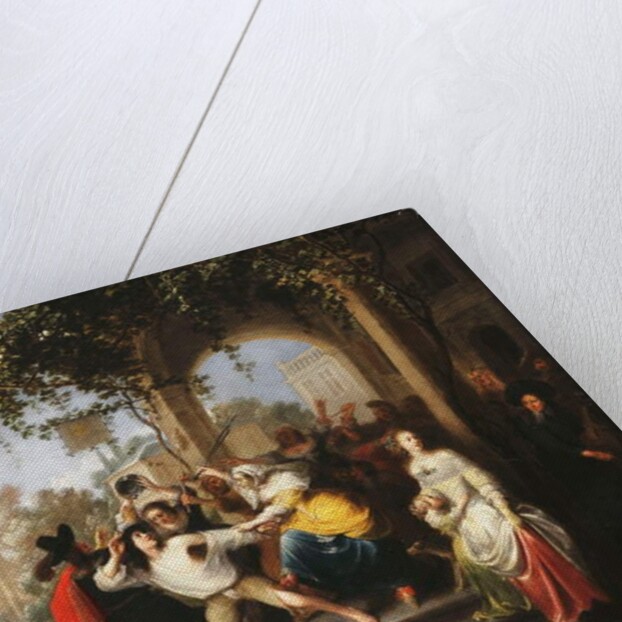 The Parable of the Prodigal Son - The Prodigal Son chased away by the Harlots by Hieronymus Janssens