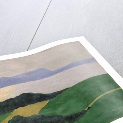 The Saleve and the Lake, 1900 by Felix Edouard Vallotton