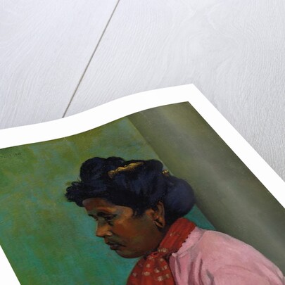 Black woman with pink blouse, 1910 by Felix Edouard Vallotton